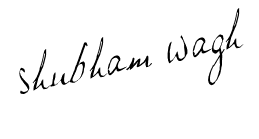 Shubham Wagh Signature